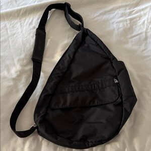 Black Ameribag sling backpack with Adjustable Strap